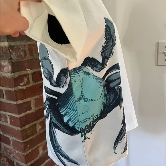 J.Crew blue crab shirt, size 12 new tags - Picture 2 of 4